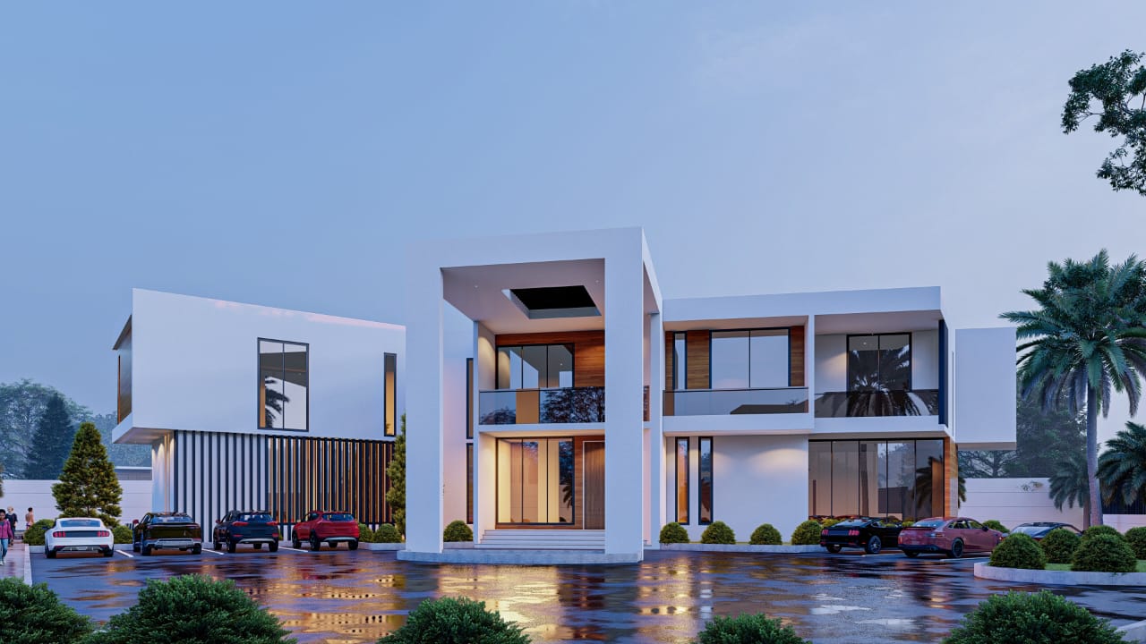 6-Bedroom Contemporary Mansion