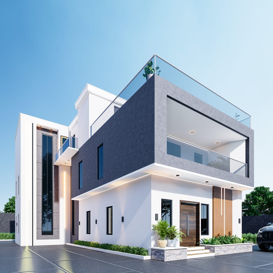 4-Bedroom Contemporary Duplex